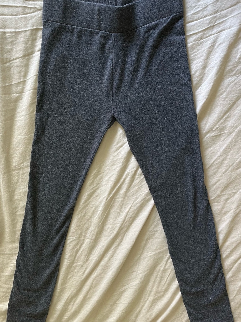 Ann Taylor Gray Cotton Blend Leggings